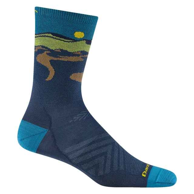 Men's Ridge Runner Micro Crew Ultra Lightweight No Cushion Running Socks