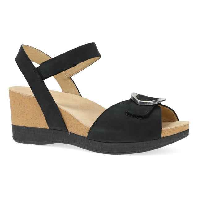 Women's Stella Black Milled Nubuck