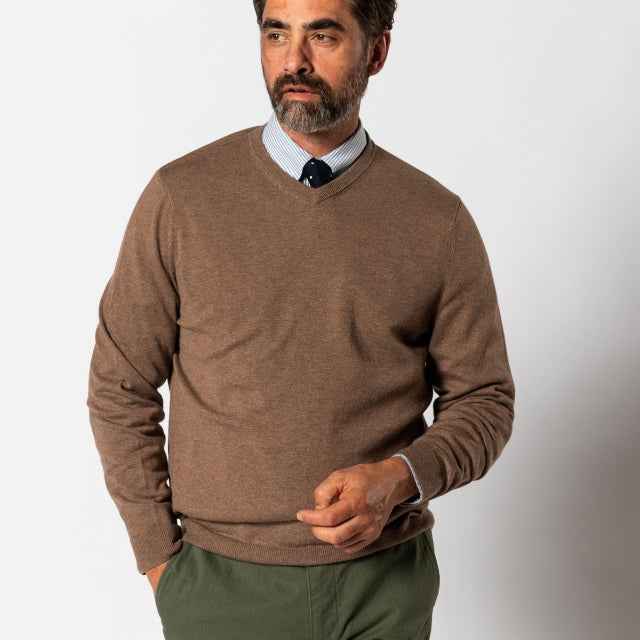 Men's Buckley Merino V-Neck Sweater
