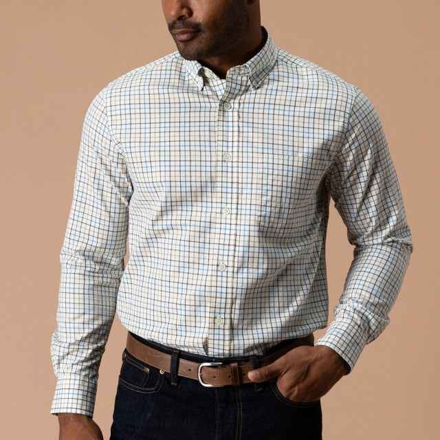 Men's Cotton Twill Sport Shirt