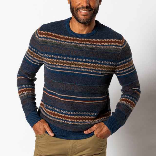 Men's Birch Fair Isle Crewneck Sweater