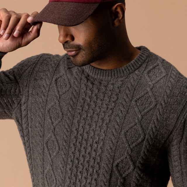 Men's Fisherman Merino Crewneck Sweater