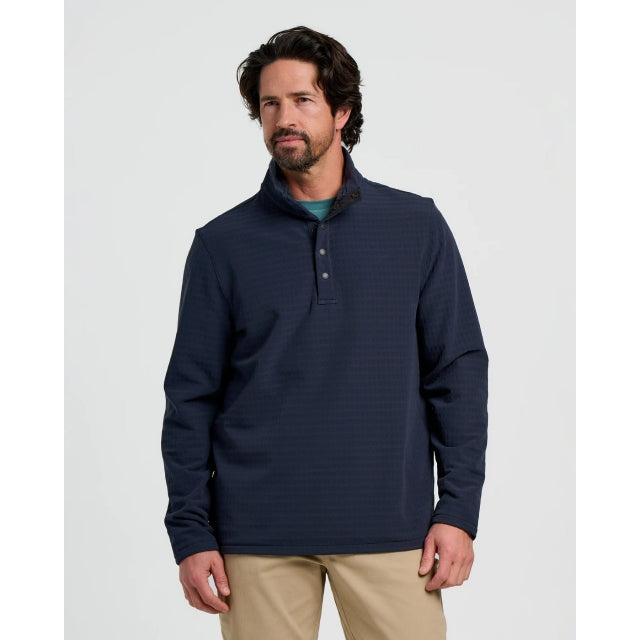 Men's Gridback Fleece Snap Pullover