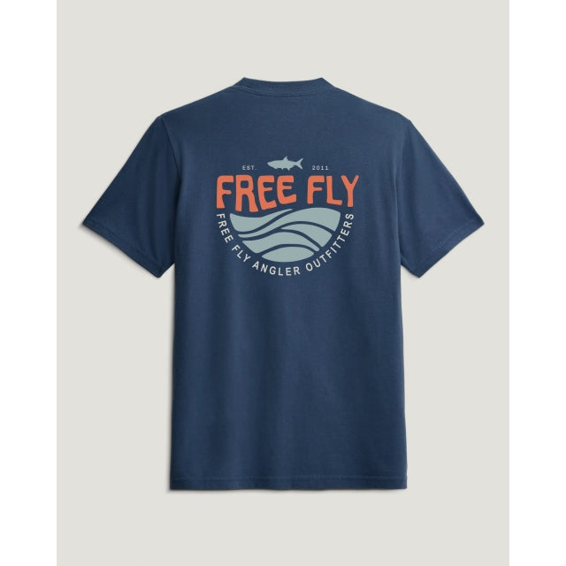 Youth Blue Edge Tee
