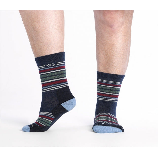 Men's Multi Stripe Cushioned Micro Crew - Earth's Edge