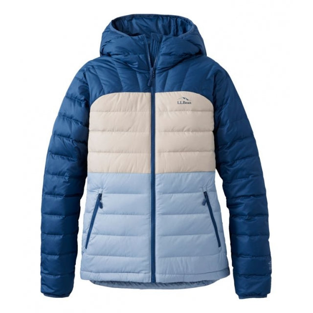 Bean's Down Hooded Jacket Colorblock Regular