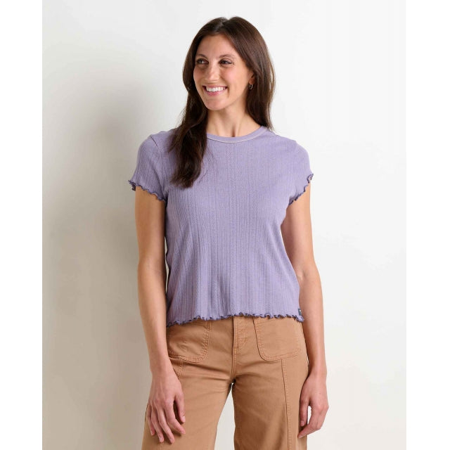 Foothill Pointelle SS Baby Tee