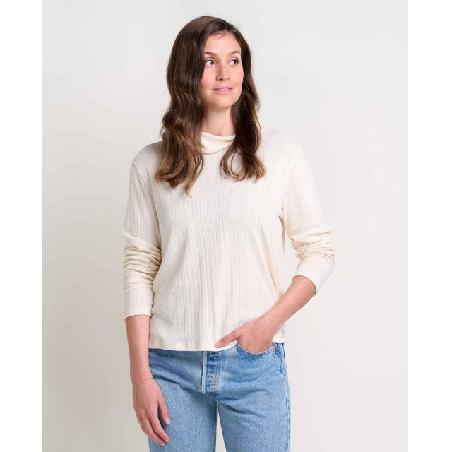 Foothill Pointelle LS T-Neck - Earth's Edge