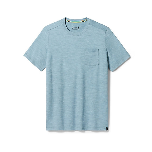 Mens Men's Merino Hemp Blend Pocket T-Shirt