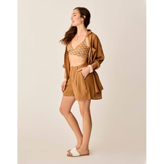 Women's Suki Linen Short - Earth's Edge