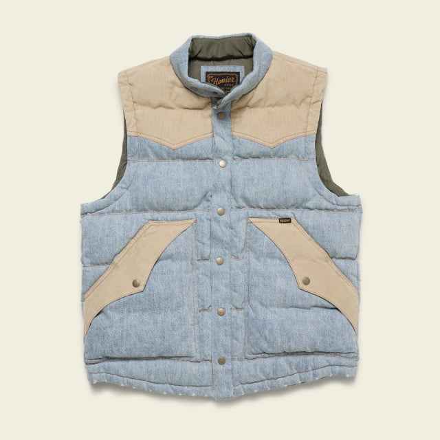 Denim Rounder Vest