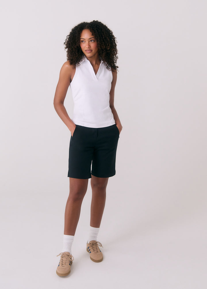 Women's Step Up Polo Tank Top