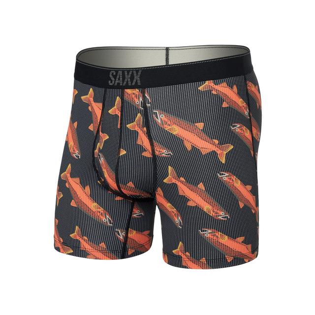 Quest Quick-Dry Mesh Open Fly Boxer Briefs