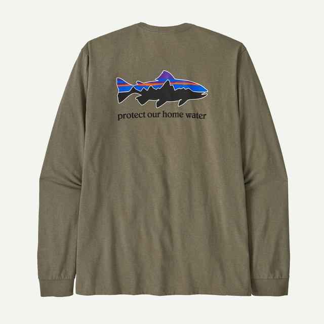 Men's L/S Home Water Trout Responsibili-Tee