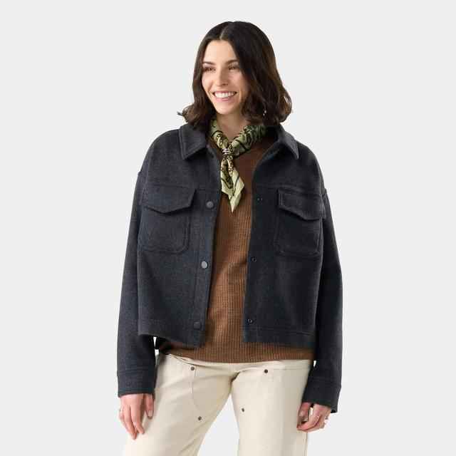 Women's Anchor Line Cropped Shirt Jacket
