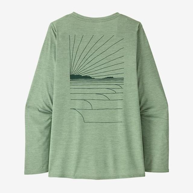 Women's L/S Cap Cool Daily Graphic Shirt - Waters - Earth's Edge