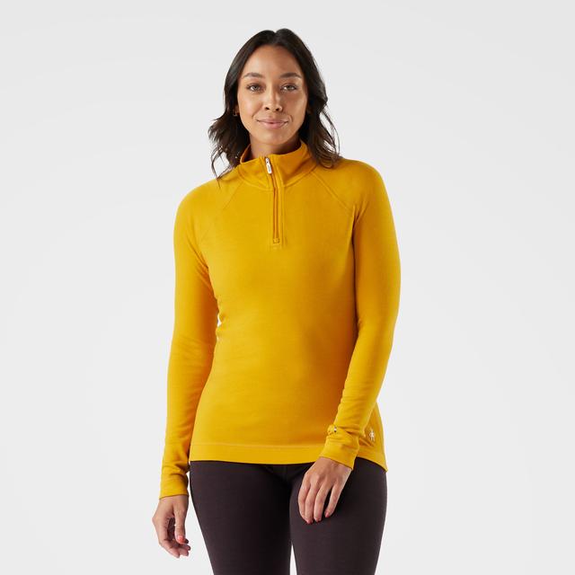 Womens Women's Classic Thermal Merino Base Layer 1/4 Zippers Top