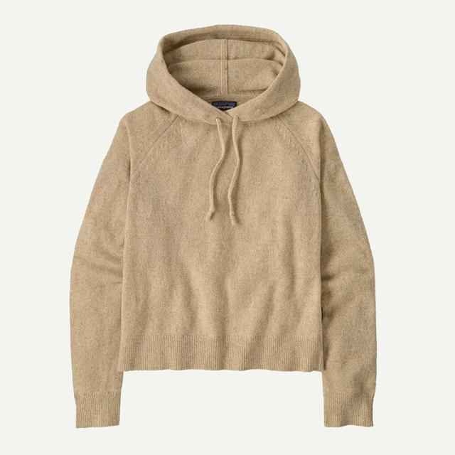 Women's Recycled Wool-Blend Hooded P/O Sweater