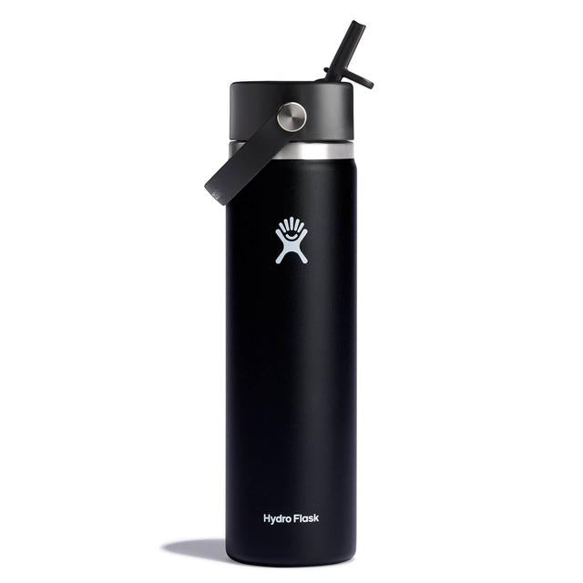 24 oz Wide Mouth with Flex Straw Cap - Zinnia