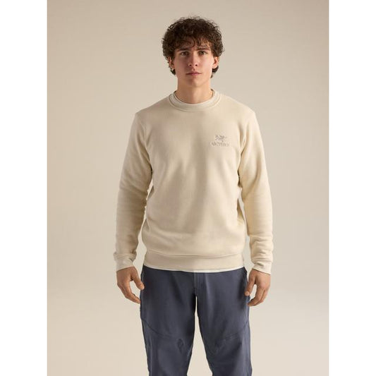 Emblem Fleece Crew Neck Pullover Men's