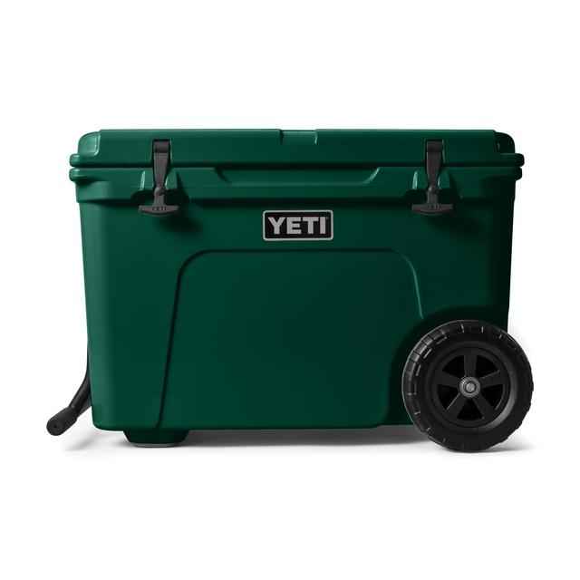 Tundra Wheeled Cooler - Black Forest Green