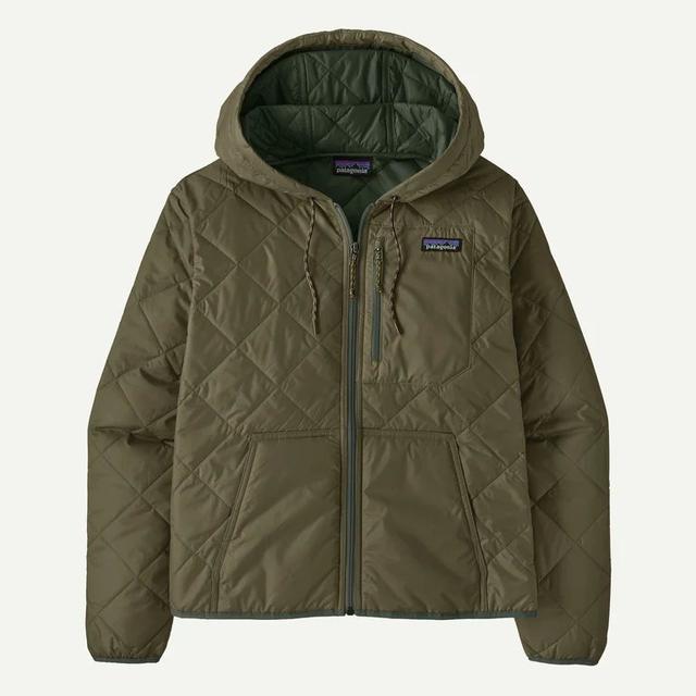 Women's Diamond Quilted Bomber Hoody