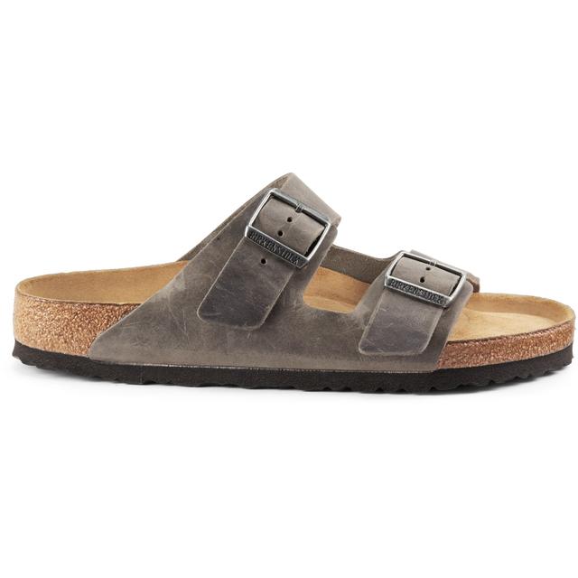 Men's Arizona Soft Footbed Sandals Gray 4