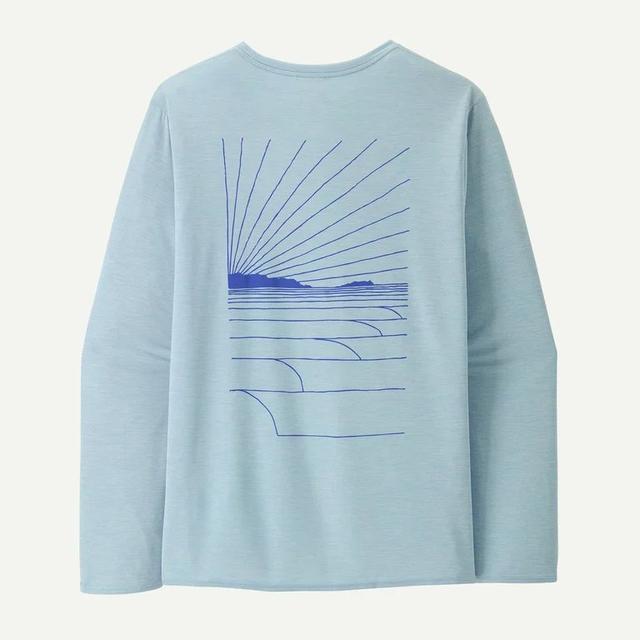 Men's L/S Cap Cool Daily Graphic Shirt - Waters