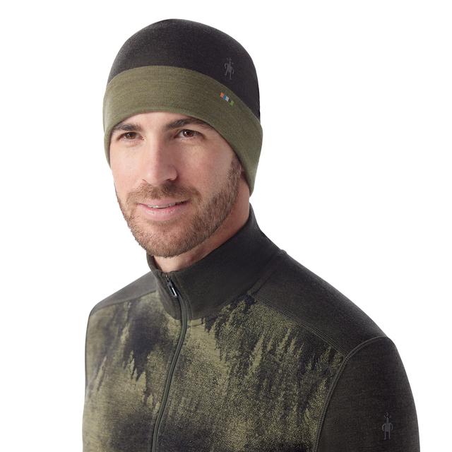 Unisex Thermal Merino Reversible Cuffed Beanie Hat