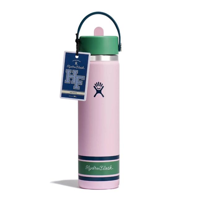 24 oz Wide Mouth with Flex Straw Cap - Campus Pink