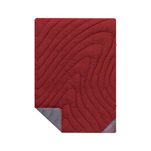 Campfire Puffy Throw Blanket - Cherry Charcoal