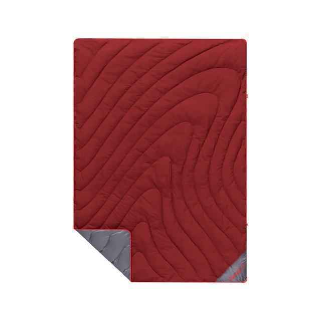 Campfire Puffy Throw Blanket - Cherry Charcoal