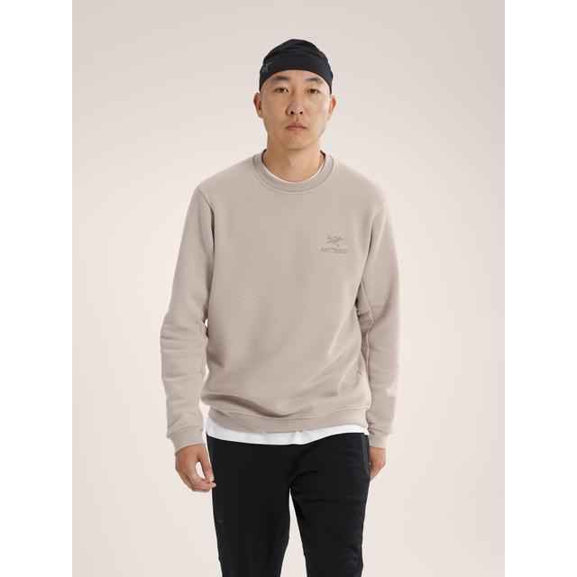 Emblem Fleece Crew Neck Pullover Men's
