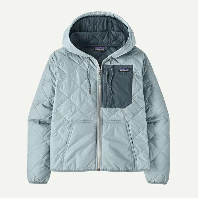 Women's Diamond Quilted Bomber Hoody