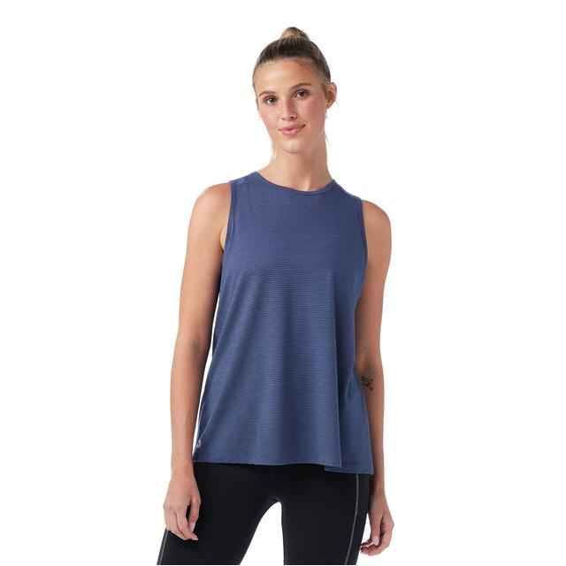 Women's Active Mesh High Neck Tank Top