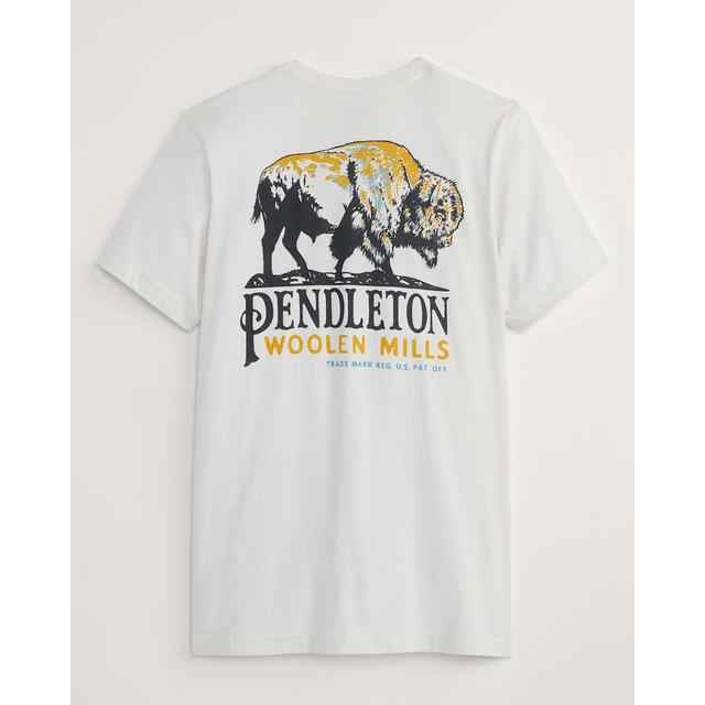 Men's Bison Graphic Tee Shirt