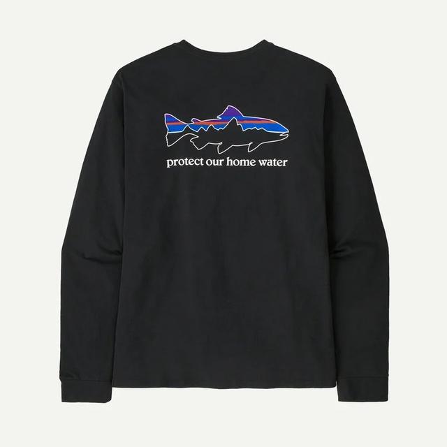 Men's Long Sleeved Home Water Trout Responsibili Tee