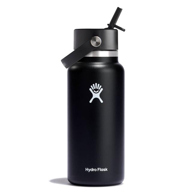 32 oz Wide Mouth with Flex Straw Cap - Botanical Bliss
