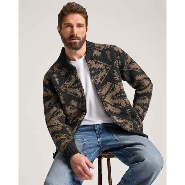 Men's Mirror Lake Lambswool Cardigan Sweater