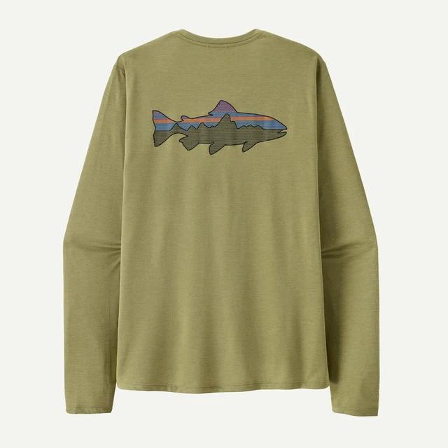 Men's Long Sleeved Capilene Cool Sun Shirt - Fitz Roy Trout