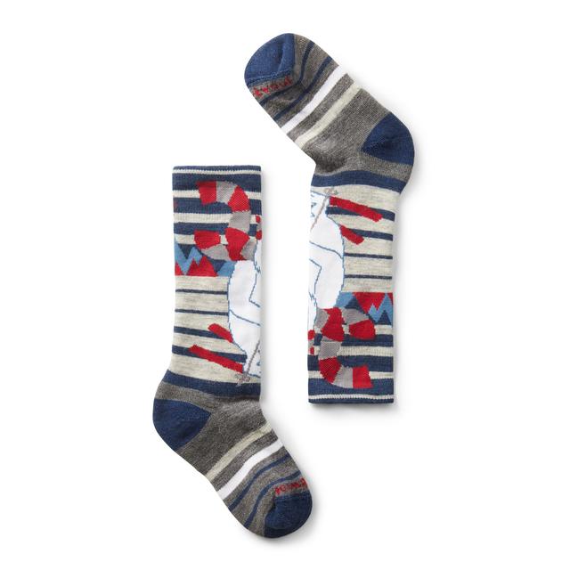 Mens Kids' Wintersport Yeti Pattern Over The Calf Socks