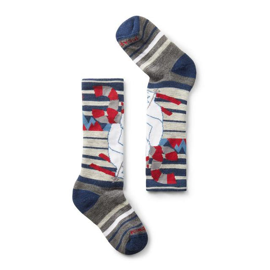 Men's Wintersport Yeti Pattern Over The Calf Socks
