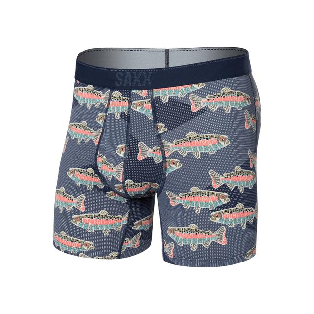Men's Quest Quick-Dry Mesh Open Fly Boxer Briefs