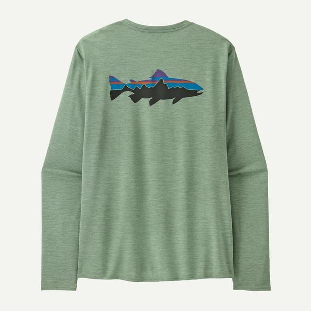 Men's L/S Cap Cool Daily Graphic Shirt - Waters