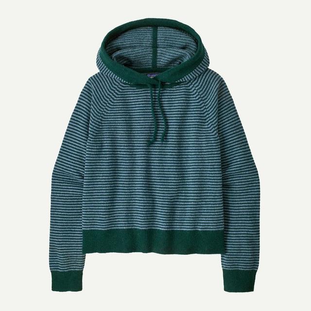 Women's Recycled Wool-Blend Hooded P/O Sweater
