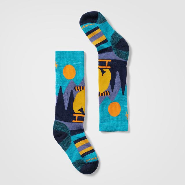 Mens Kids' Ski Sleigh Bear Over The Calf Socks