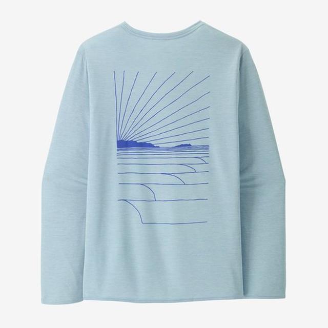 Men's L/S Cap Cool Daily Graphic Shirt - Waters