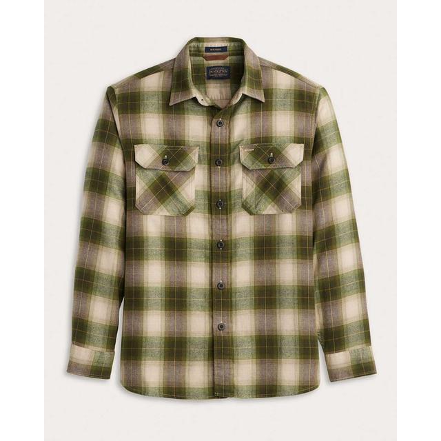 Men's Plaid Burnside Cotton Flannel Shirt