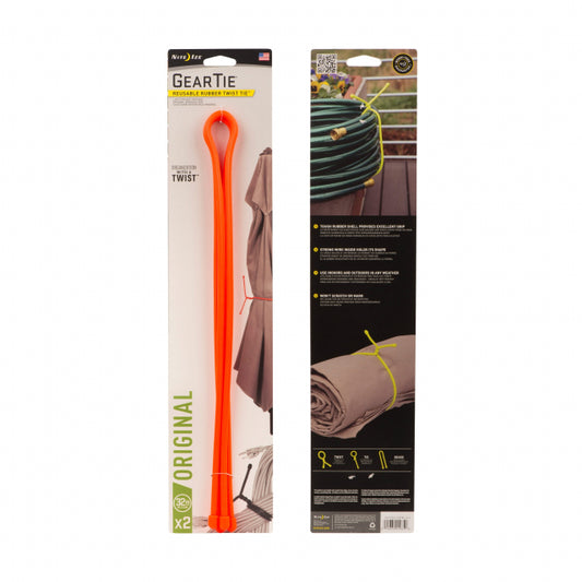Gear Tie Reusable Rubber Twist Tie 64 in.