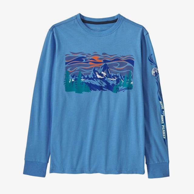 Kid's L/S Regenerative Organic Certified Cotton Graphic T-Shirt